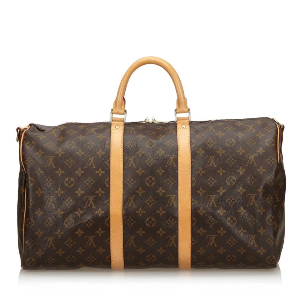 Louis Vuitton Vintage - Monogram Keepall Bandouliere 50 Bag - Brown - Monogram Leather Handbag - Luxury High Quality - Avvenice