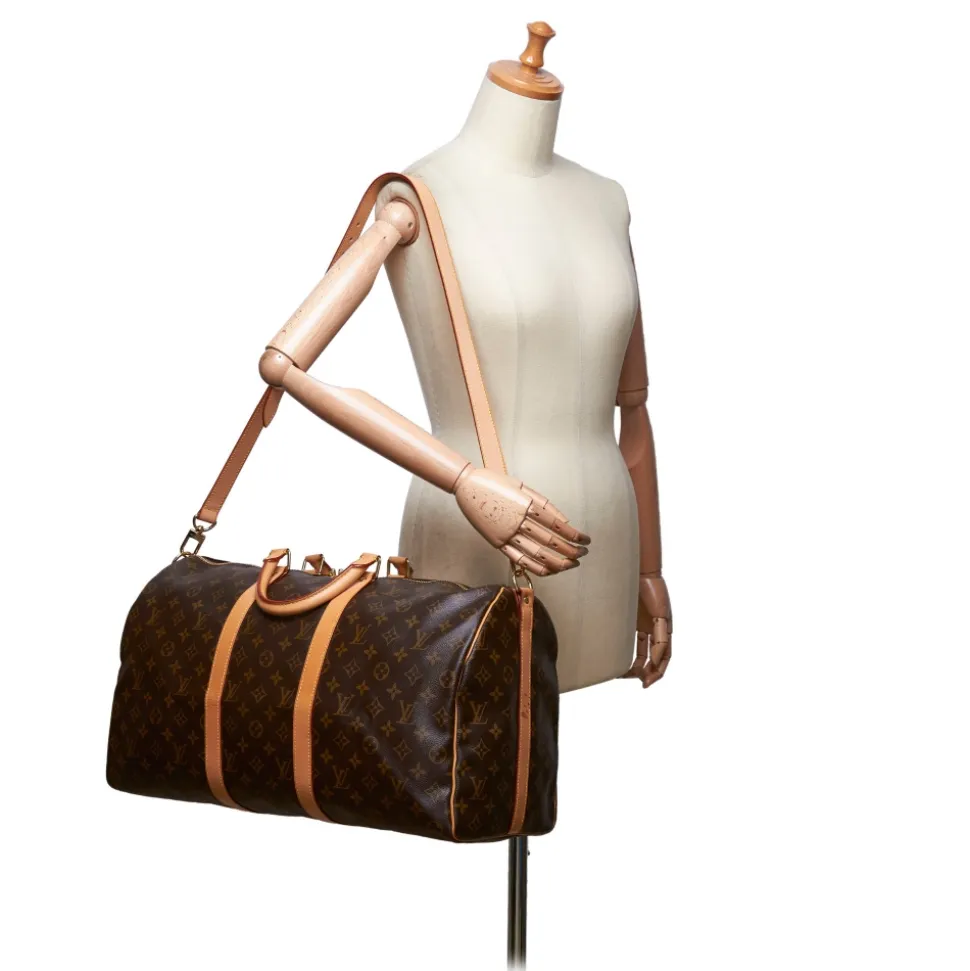 Louis Vuitton Vintage - Monogram Keepall Bandouliere 50 Bag - Brown - Monogram Leather Handbag - Luxury High Quality - Avvenice