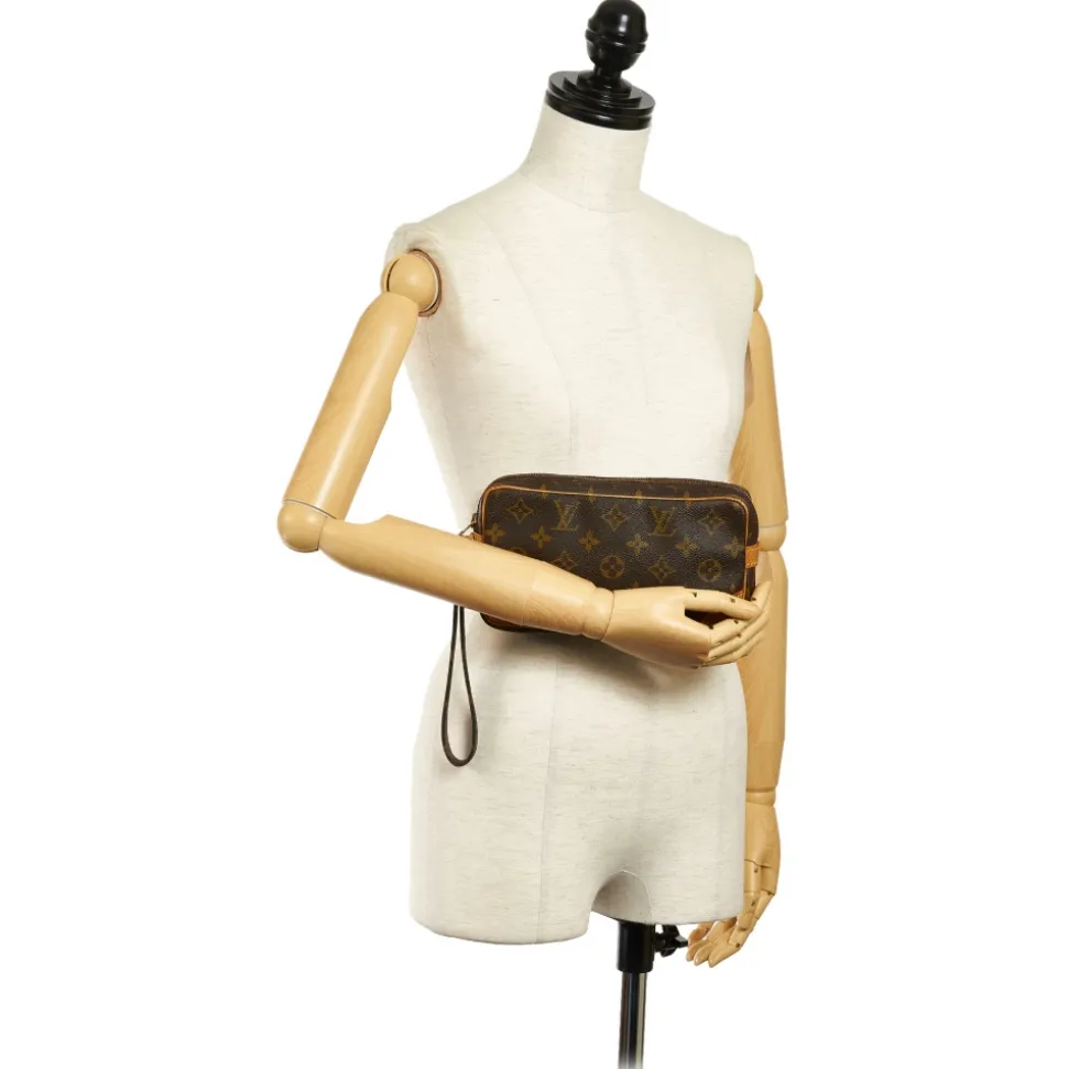 Louis Vuitton Vintage - Monogram Marly Dragonne PM - Brown - Leather Handbag - Luxury High Quality - Avvenice