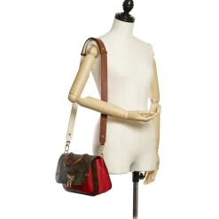 Louis Vuitton Vintage - Monogram Vaugirard - Brown Red - Leather Handbag - Luxury High Quality - Avvenice