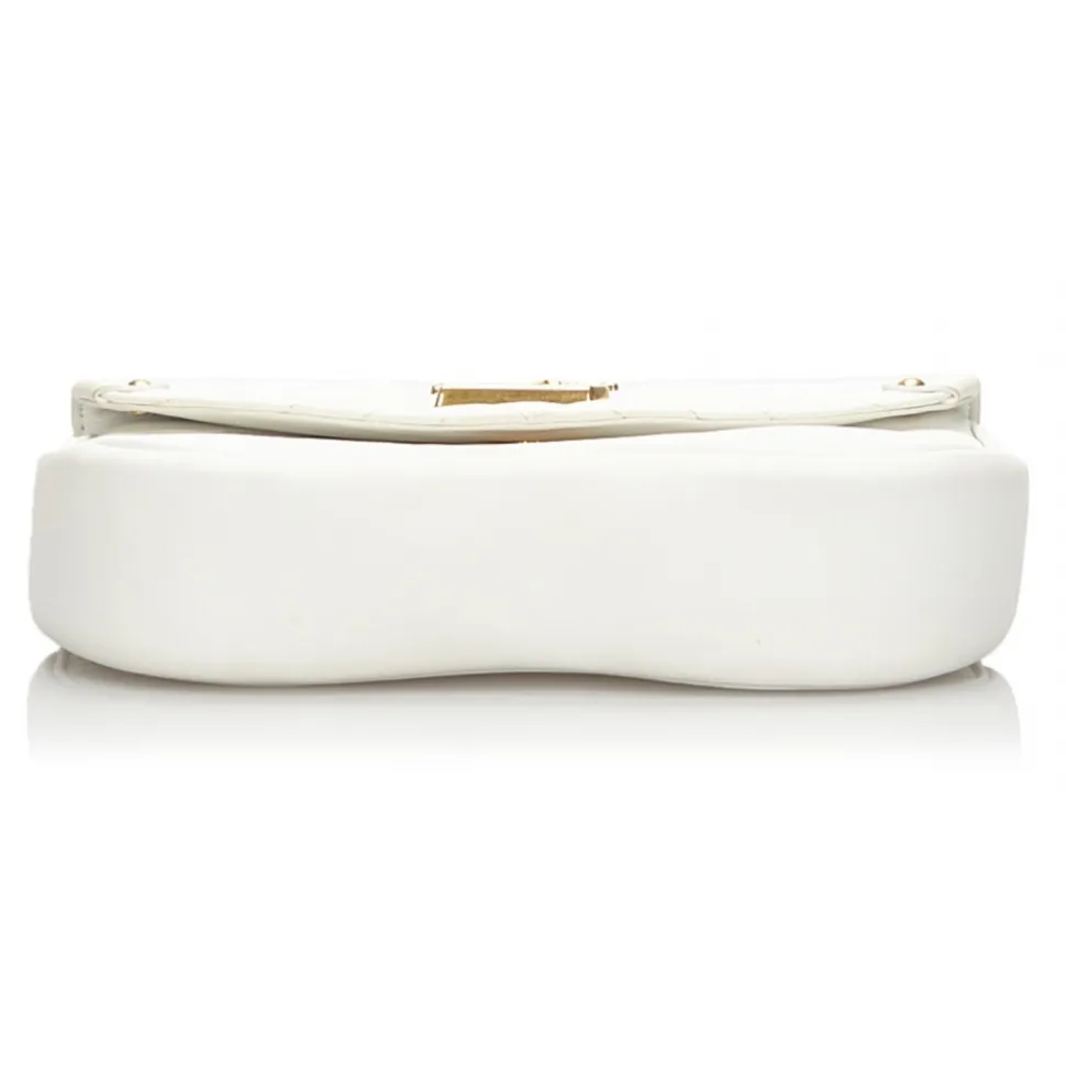 Louis Vuitton Vintage - New Wave Chain Bag MM - White - Leather and Metal Handbag - Luxury High Quality - Avvenice