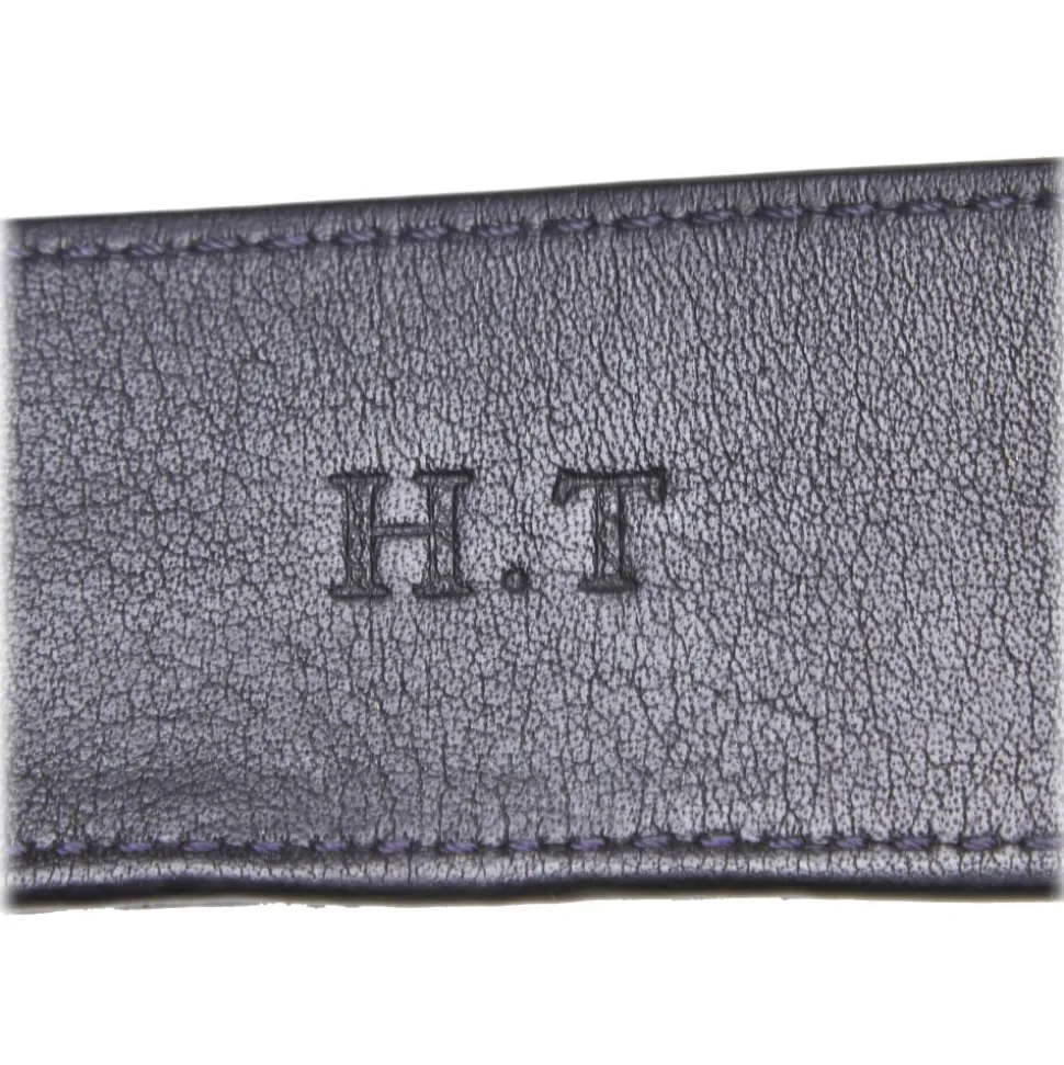 Louis Vuitton Vintage - Ostrich Leather Initiales Belt - Blue Navy - Leather Belt - Luxury High Quality - Avvenice