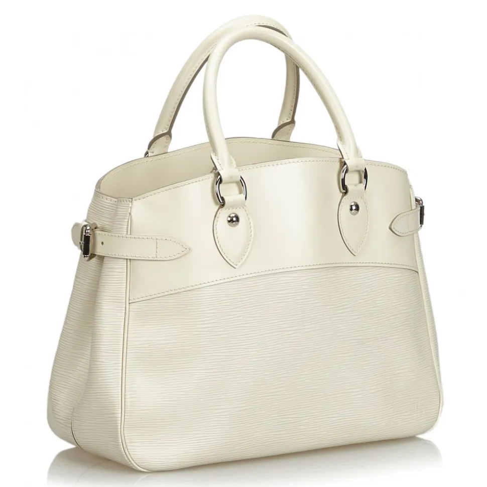Louis Vuitton Vintage - Passy PM Bag - White Ivory - Leather and Epi Leather Handbag - Luxury High Quality - Avvenice