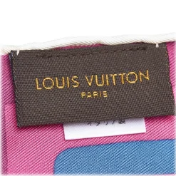 Louis Vuitton Vintage - Printed Silk Scarf - Pink - LV Silk Scarf - Luxury High Quality - Avvenice