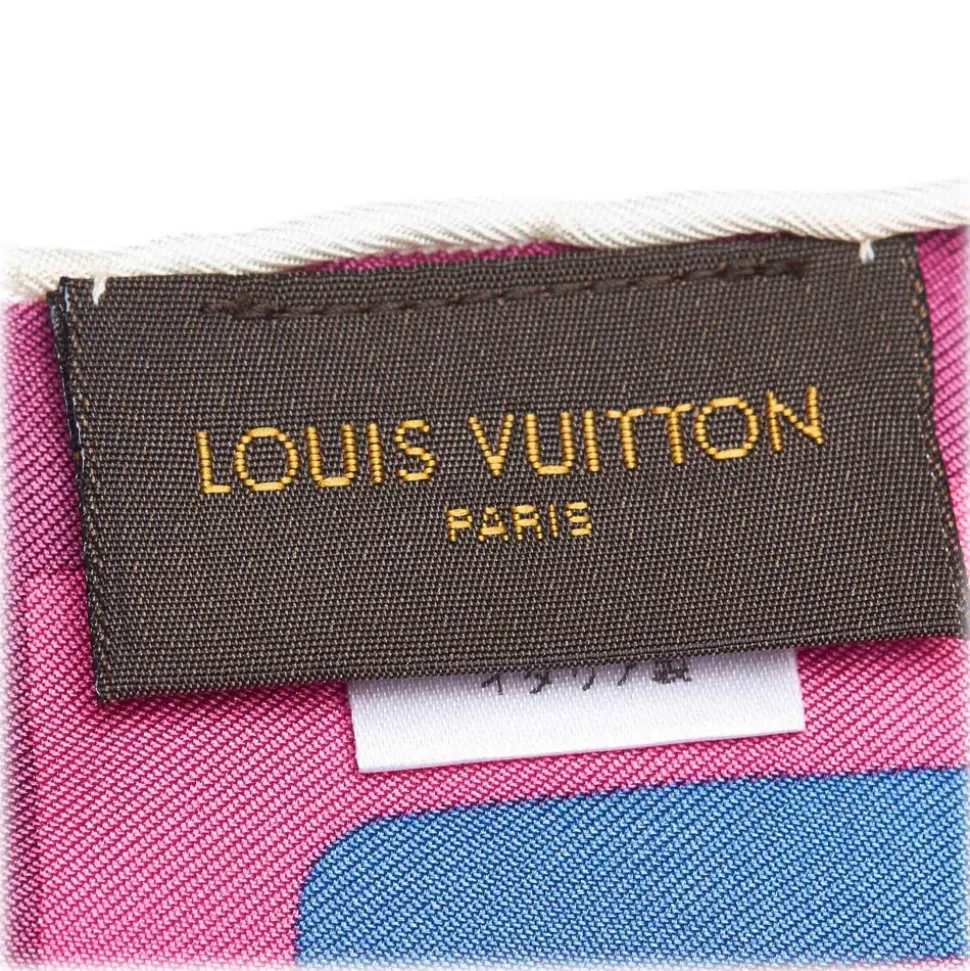 Louis Vuitton Vintage - Printed Silk Scarf - Pink - LV Silk Scarf - Luxury High Quality - Avvenice