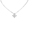 Louis Vuitton Vintage - Quatrefoil Diamond Necklace - White Gold 18K - LV Necklace - Luxury High Quality - Avvenice