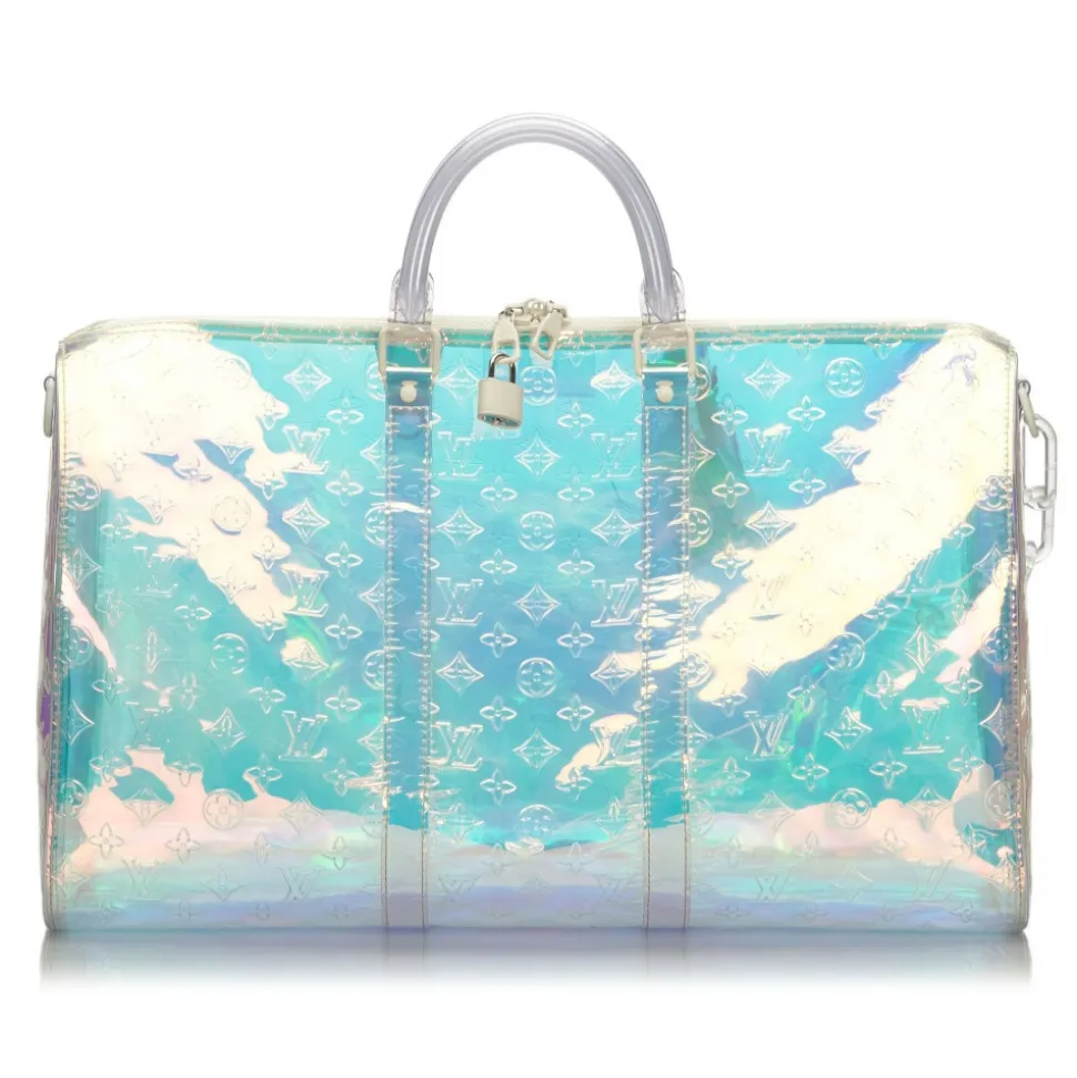 Louis Vuitton Vintage - RGB Keepall Bandouliere 50 - Silver - Plastic and PVC - Luxury High Quality - Avvenice