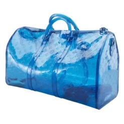 Louis Vuitton Vintage - RGB Keepall Bandouliere 50 - Blue - Plastic and PVC - Luxury High Quality - Avvenice