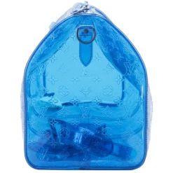 Louis Vuitton Vintage - RGB Keepall Bandouliere 50 - Blue - Plastic and PVC - Luxury High Quality - Avvenice