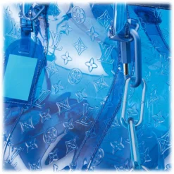 Louis Vuitton Vintage - RGB Keepall Bandouliere 50 - Blue - Plastic and PVC - Luxury High Quality - Avvenice