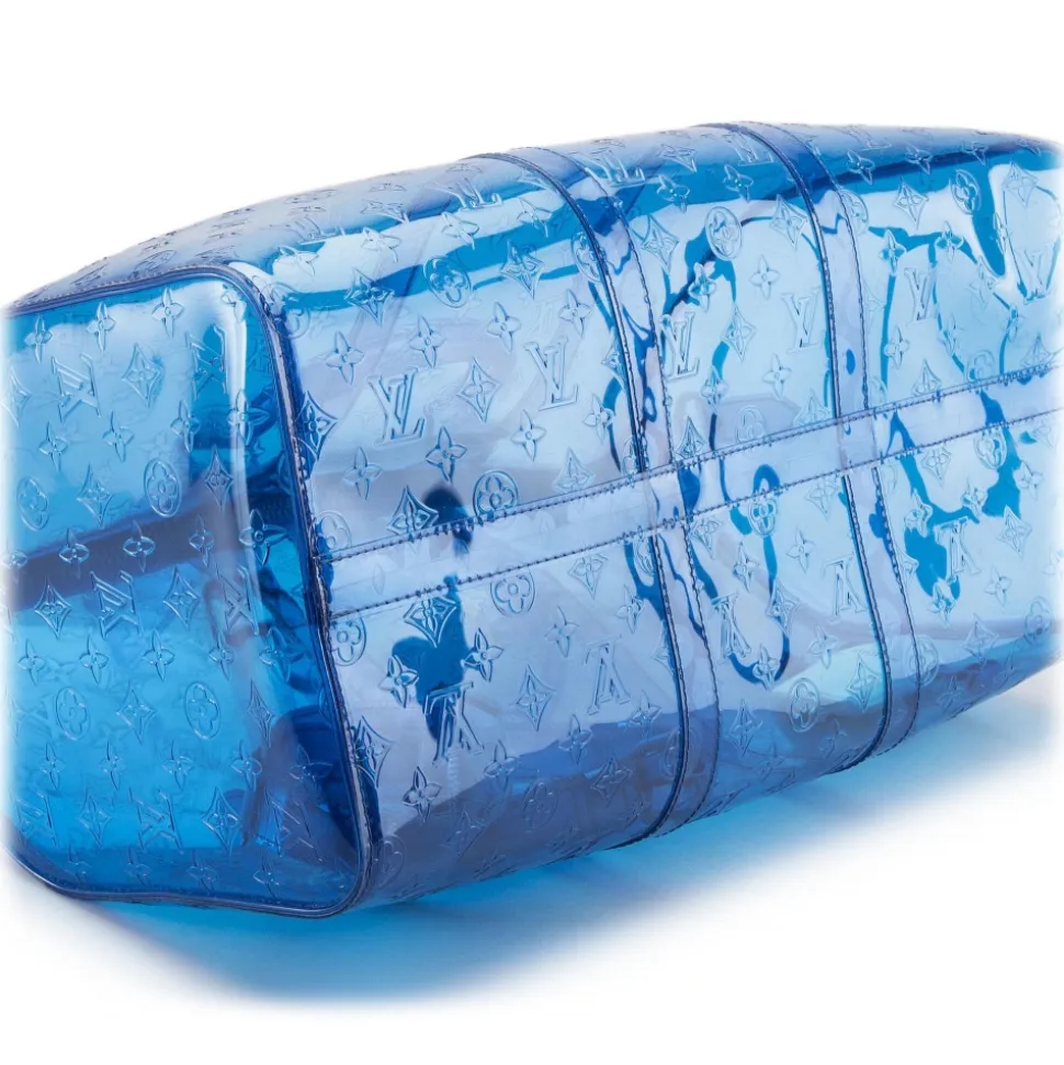 Louis Vuitton Vintage - RGB Keepall Bandouliere 50 - Blue - Plastic and PVC - Luxury High Quality - Avvenice