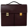 Louis Vuitton Vintage - Taiga Serviette Kazan Briefcase - Red Burgundy - Taiga Leather Business Bag - Luxury High Quality - Avvenice