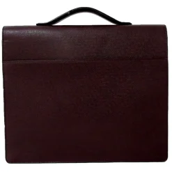 Louis Vuitton Vintage - Taiga Serviette Kazan Briefcase - Red Burgundy - Taiga Leather Business Bag - Luxury High Quality - Avvenice