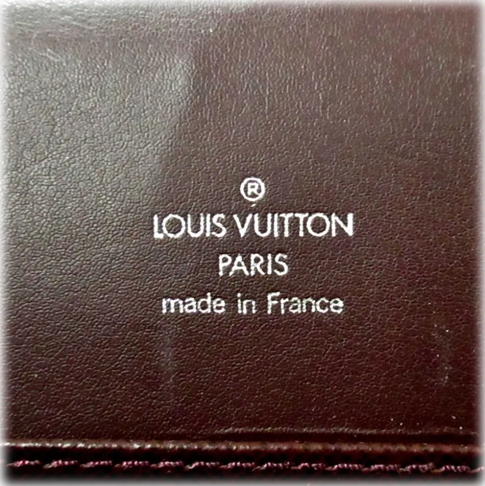 Louis Vuitton Vintage - Taiga Serviette Kazan Briefcase - Red Burgundy - Taiga Leather Business Bag - Luxury High Quality - Avvenice