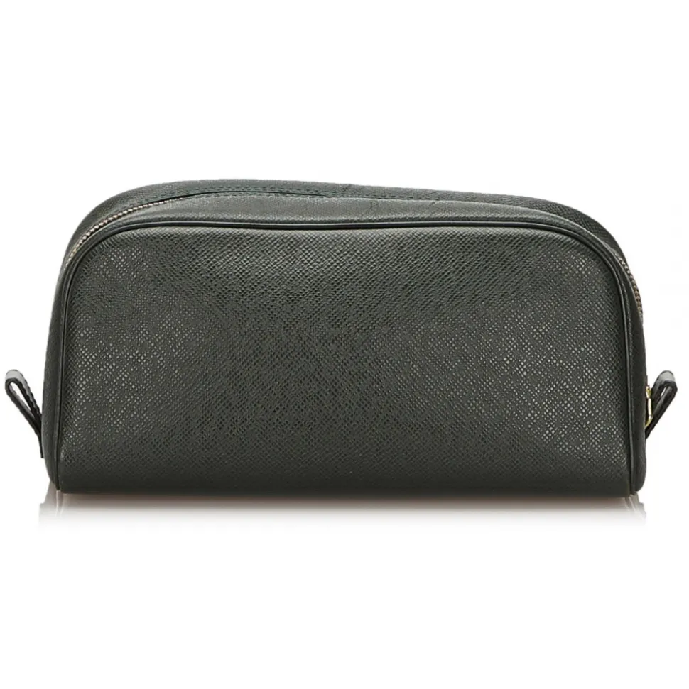 Louis Vuitton Vintage - Taiga Trousse Toilette PM Pouch - Dark Green - Leather and Taiga Leather Pouch - Luxury High Quality - Avvenice