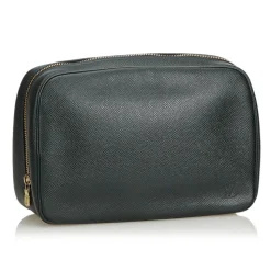 Louis Vuitton Vintage - Taiga Toiletry Pouch GM - Black - Taiga Leather and Leather Pouch - Luxury High Quality - Avvenice