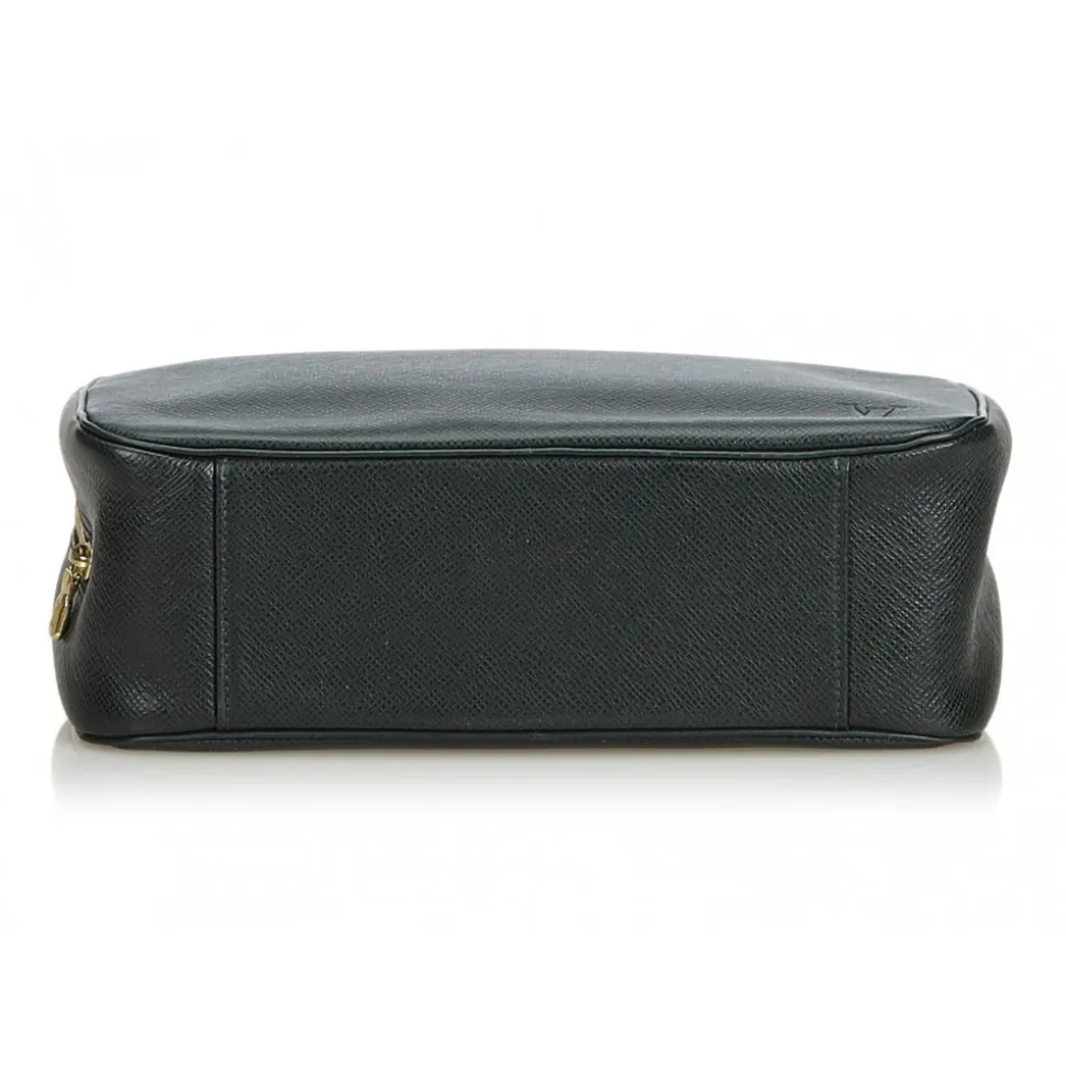 Louis Vuitton Vintage - Taiga Toiletry Pouch GM - Black - Taiga Leather and Leather Pouch - Luxury High Quality - Avvenice