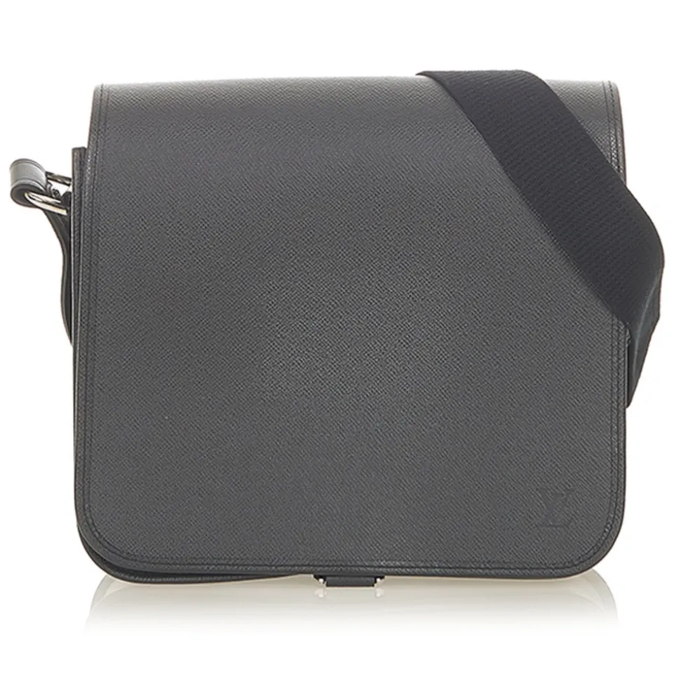 Louis Vuitton Vintage - Taiga Andrei - Gray - Taiga Leather Crossbody Bag - Luxury High Quality - Avvenice