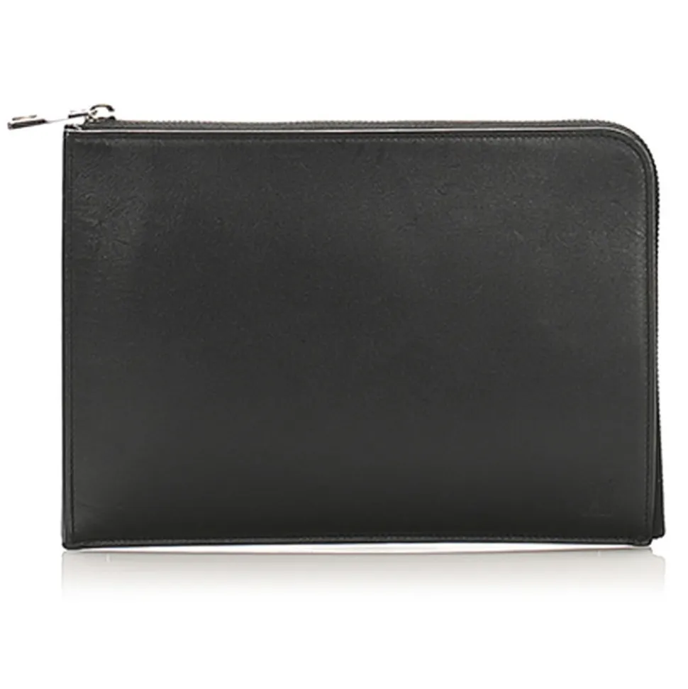 Louis Vuitton Vintage - Taurillon Pochette Jour - Black - Calf Leather Clutch Bag - Luxury High Quality - Avvenice