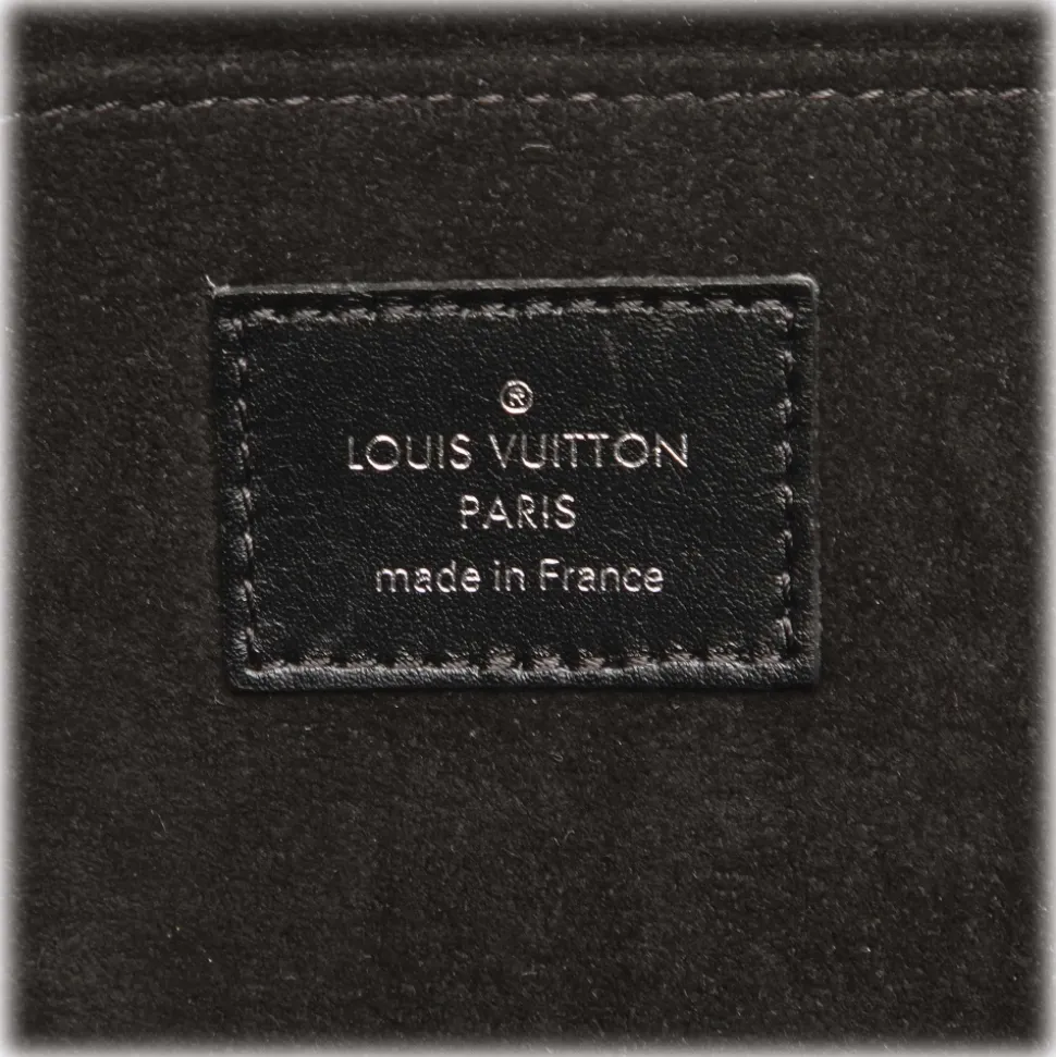Louis Vuitton Vintage - Taurillon Pochette Jour - Black - Calf Leather Clutch Bag - Luxury High Quality - Avvenice