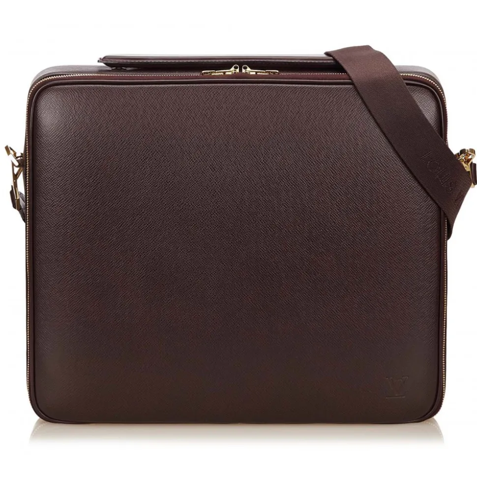 Louis Vuitton Vintage - Taiga Odessa Bag - Black - Taiga Leather and Leather Handbag - Luxury High Quality - Avvenice