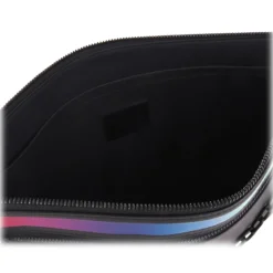 Louis Vuitton Vintage - Taiga Rainbow Pochette A4 - Black Multi - Taiga Leather Clutch Bag - Luxury High Quality - Avvenice