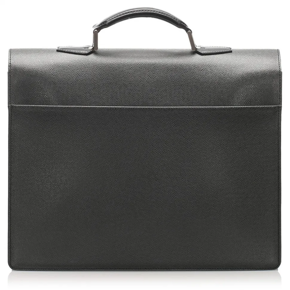 Louis Vuitton Vintage - Taiga Moskova Briefcase - Dark Gray - Taiga Leather Business Bag - Luxury High Quality - Avvenice