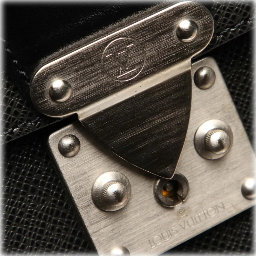 Louis Vuitton Vintage - Taiga Moskova Briefcase - Dark Gray - Taiga Leather Business Bag - Luxury High Quality - Avvenice