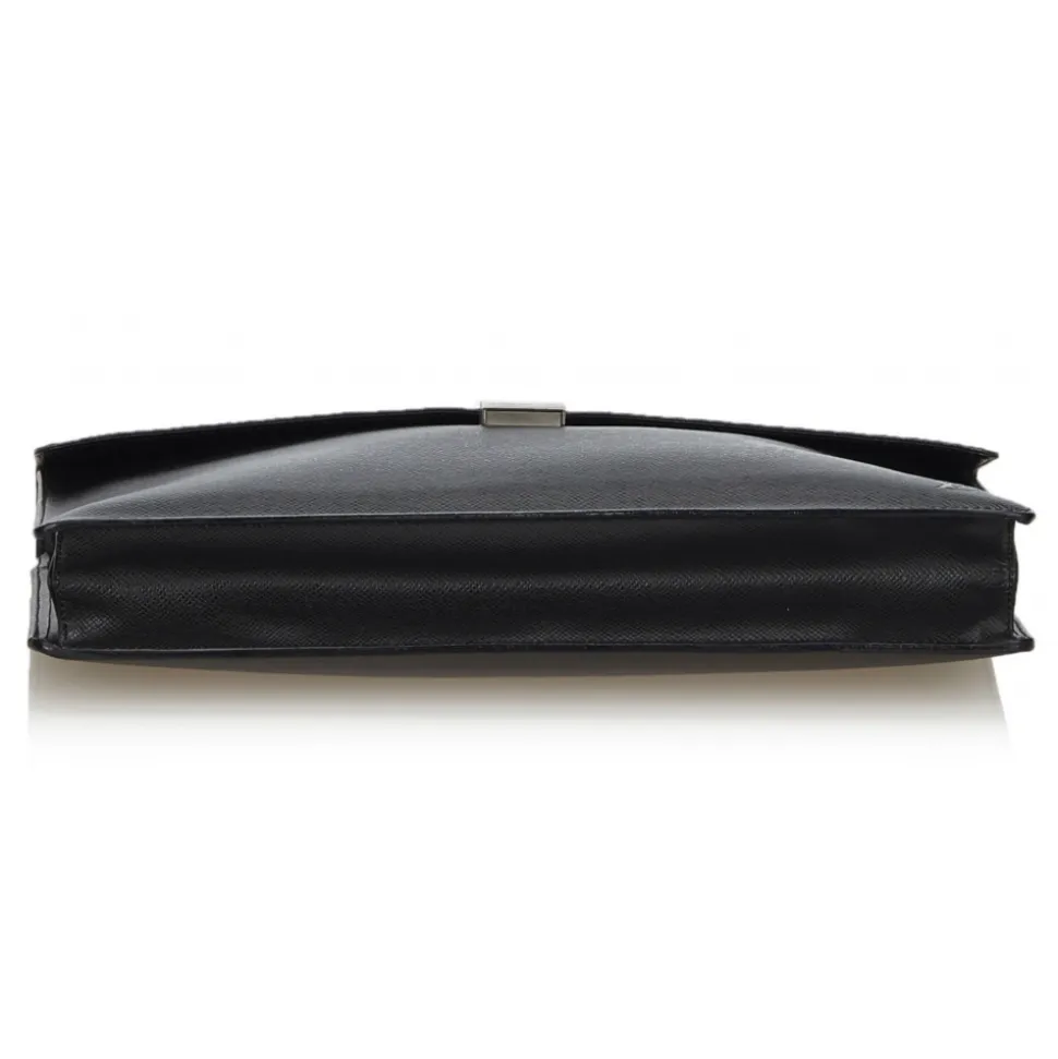Louis Vuitton Vintage - Taiga Porte-Document Angara Briefcase - Black - Taiga Leather Briefcase - Luxury High Quality - Avvenice