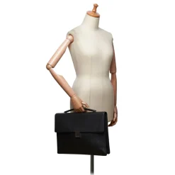 Louis Vuitton Vintage - Taiga Porte-Document Angara Briefcase - Black - Taiga Leather Briefcase - Luxury High Quality - Avvenice