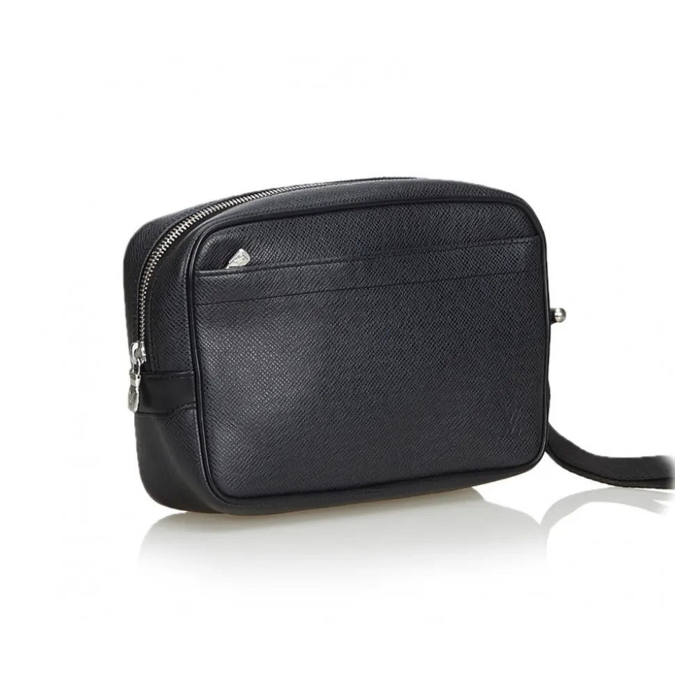 Louis Vuitton Vintage - Taiga Kaluga Clutch Bag - Black - Taiga Leather and Leather Handbag - Luxury High Quality - Avvenice