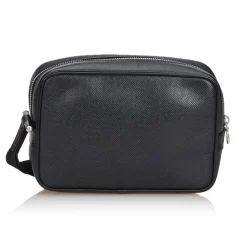 Louis Vuitton Vintage - Taiga Kaluga Clutch Bag - Black - Taiga Leather and Leather Handbag - Luxury High Quality - Avvenice