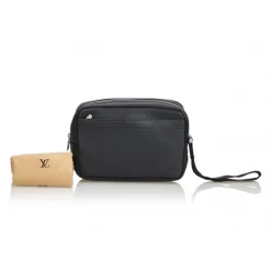 Louis Vuitton Vintage - Taiga Kaluga Clutch Bag - Black - Taiga Leather and Leather Handbag - Luxury High Quality - Avvenice