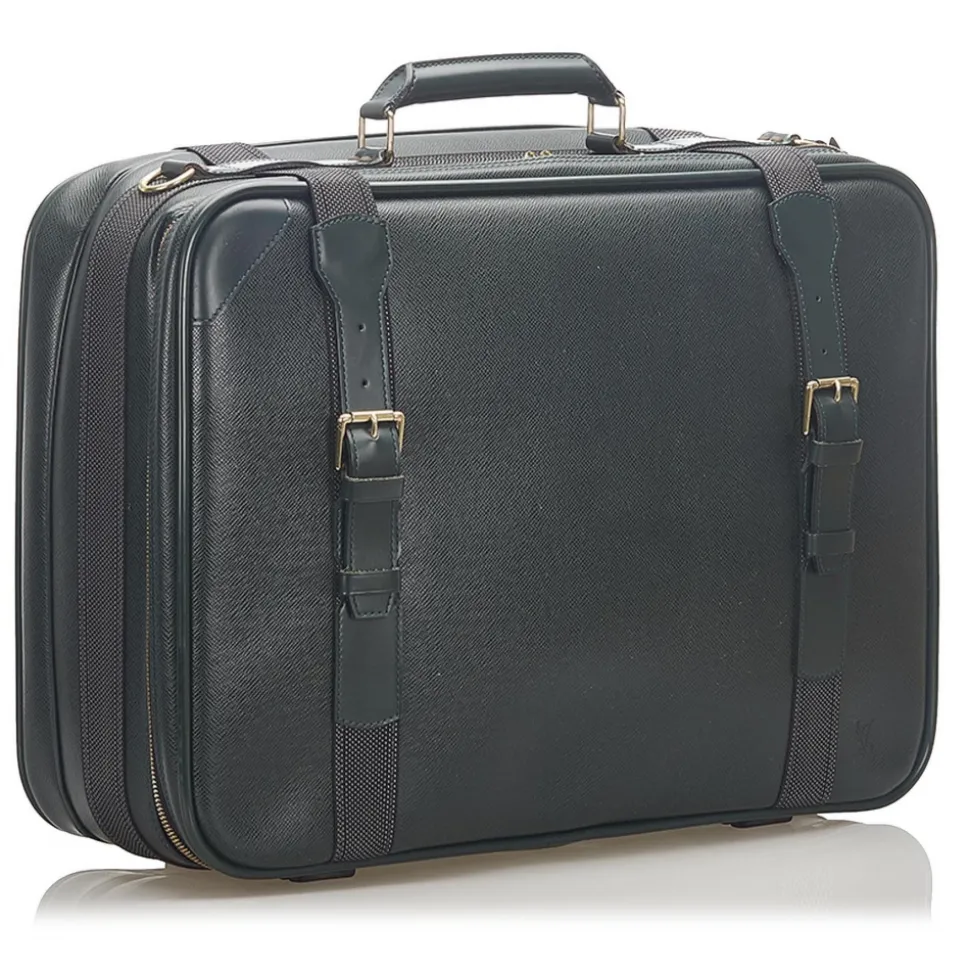 Louis Vuitton Vintage - Taiga Satellite 53 - Dark Green - Taiga Leather Travel Bag - Luxury High Quality - Avvenice