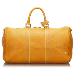Louis Vuitton Vintage - Tobago Keepall 50 Orange - Orange - Leather and Epi Leather Handbag - Luxury High Quality - Avvenice