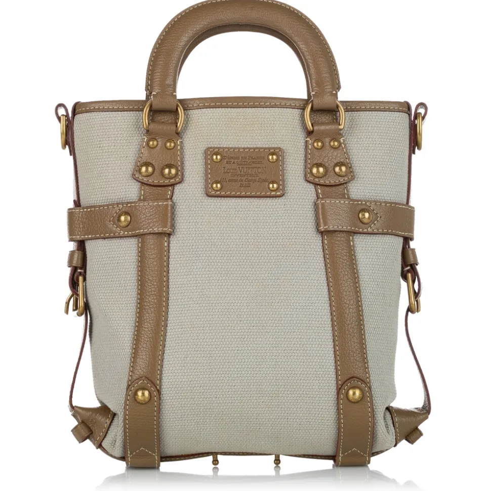 Louis Vuitton Vintage - Toile Trianon Poids Plume - Brown Beige - Monogram Canvas and Calf Leather Satchel - Luxury High Quality - Avvenice
