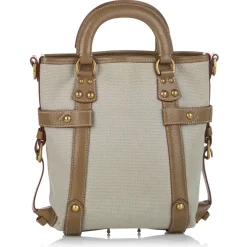Louis Vuitton Vintage - Toile Trianon Poids Plume - Brown Beige - Monogram Canvas and Calf Leather Satchel - Luxury High Quality - Avvenice