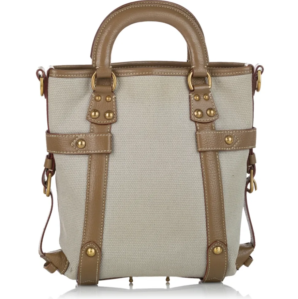 Louis Vuitton Vintage - Toile Trianon Poids Plume - Brown Beige - Monogram Canvas and Calf Leather Satchel - Luxury High Quality - Avvenice