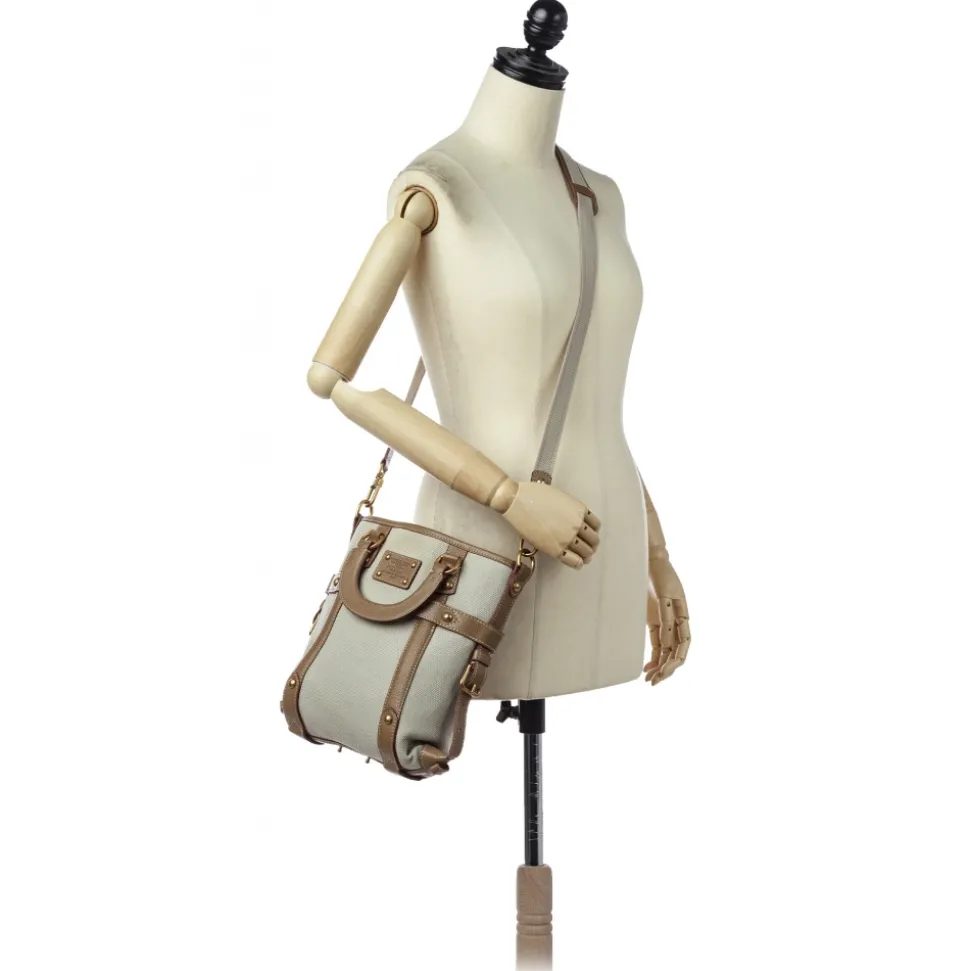 Louis Vuitton Vintage - Toile Trianon Poids Plume - Brown Beige - Monogram Canvas and Calf Leather Satchel - Luxury High Quality - Avvenice
