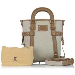 Louis Vuitton Vintage - Toile Trianon Poids Plume - Brown Beige - Monogram Canvas and Calf Leather Satchel - Luxury High Quality - Avvenice
