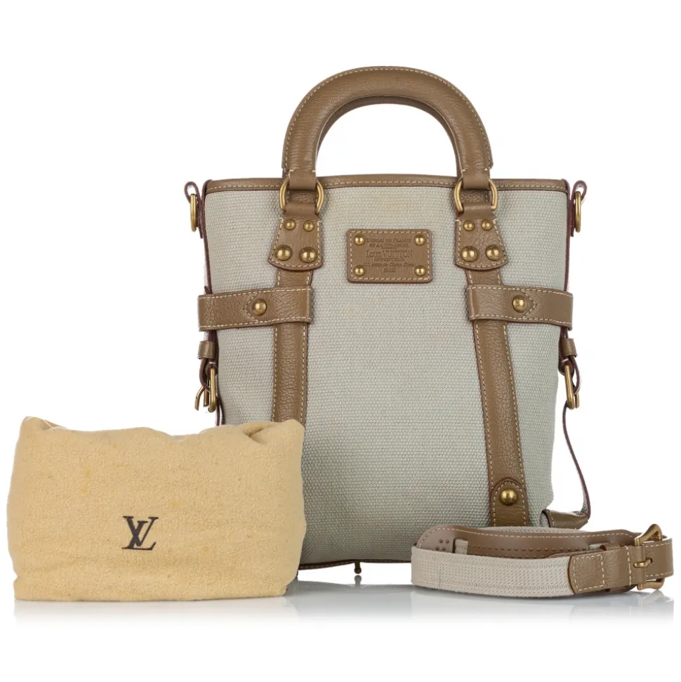 Louis Vuitton Vintage - Toile Trianon Poids Plume - Brown Beige - Monogram Canvas and Calf Leather Satchel - Luxury High Quality - Avvenice