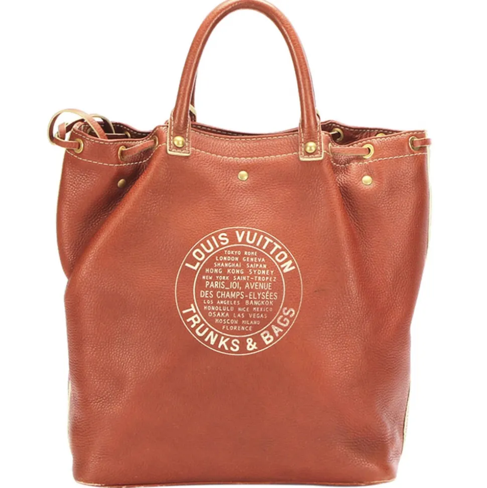 Louis Vuitton Vintage - Tobago Trunks and Bags Shoe Bag - Orange - Calf Leather Handbag - Luxury High Quality - Avvenice