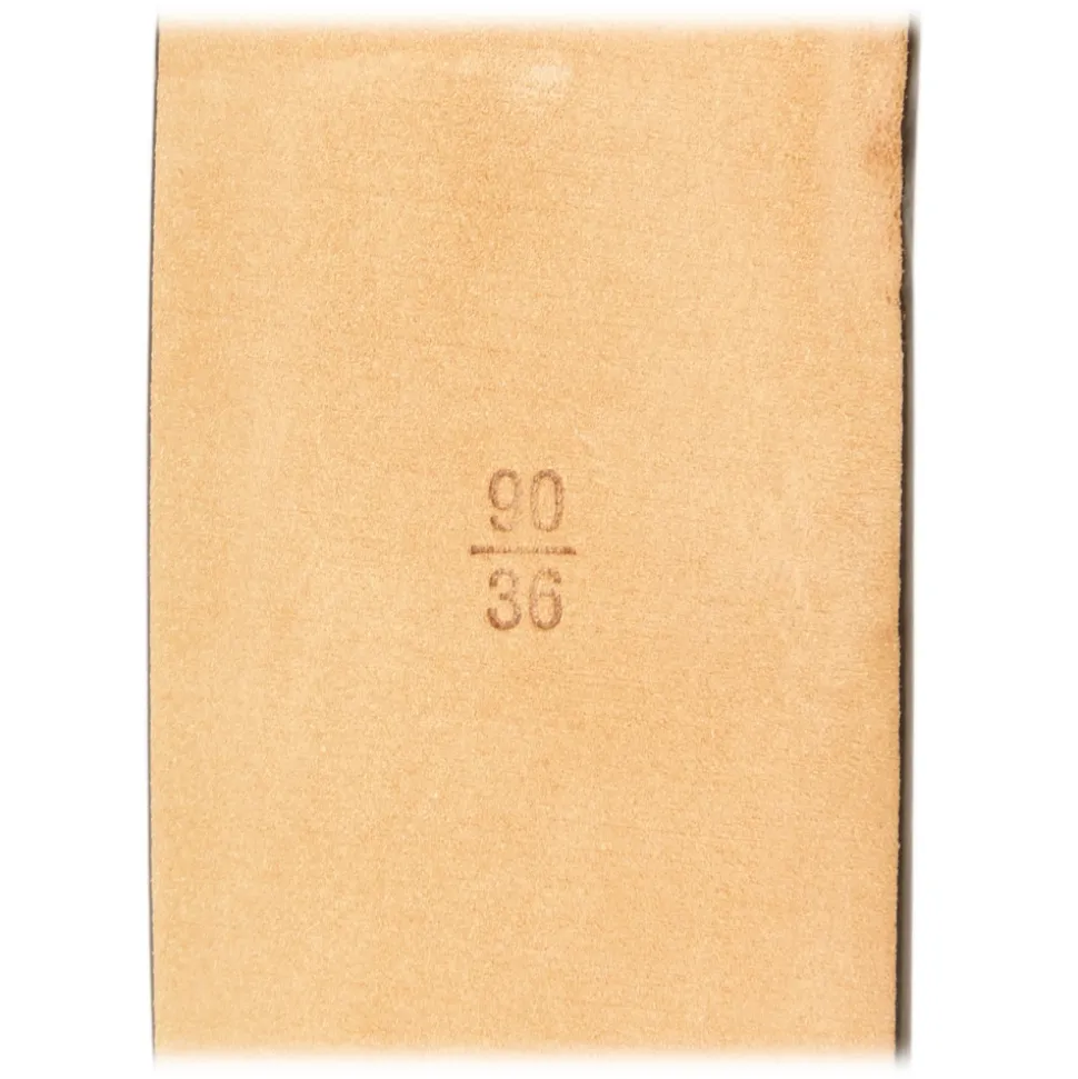 Louis Vuitton Vintage - Utah Inventeur Belt - Black Gold - Leather Belt - Luxury High Quality - Avvenice