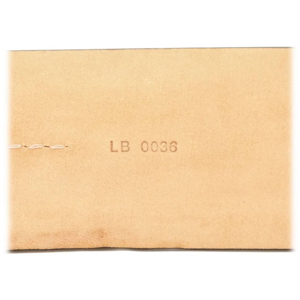 Louis Vuitton Vintage - Utah Inventeur Belt - Black Gold - Leather Belt - Luxury High Quality - Avvenice