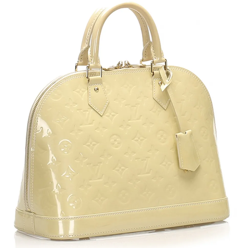 Louis Vuitton Vintage - Vernis Alma PM - White Ivory - Vernis Leather Handbag - Luxury High Quality - Avvenice