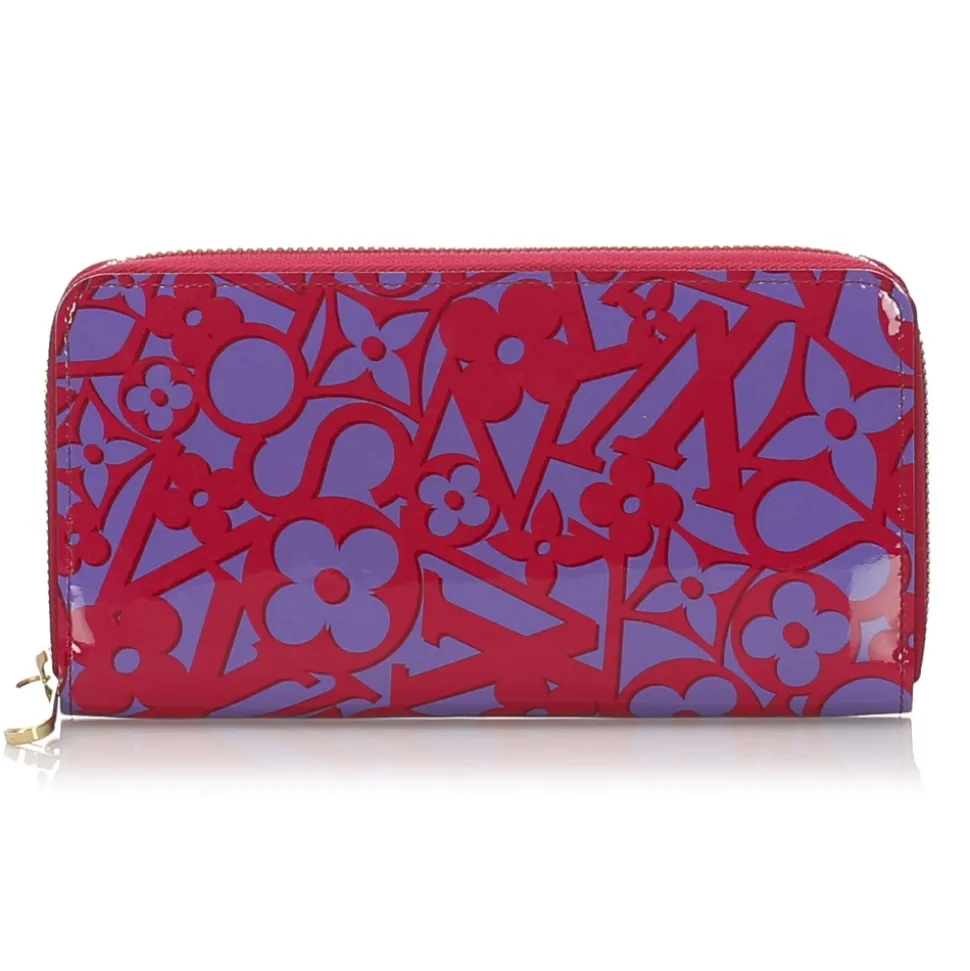 Louis Vuitton Vintage - Vernis Sweet Monogram Zippy Wallet - Red Purple - Vernis  Leather Wallet - Luxury High Quality - Avvenice