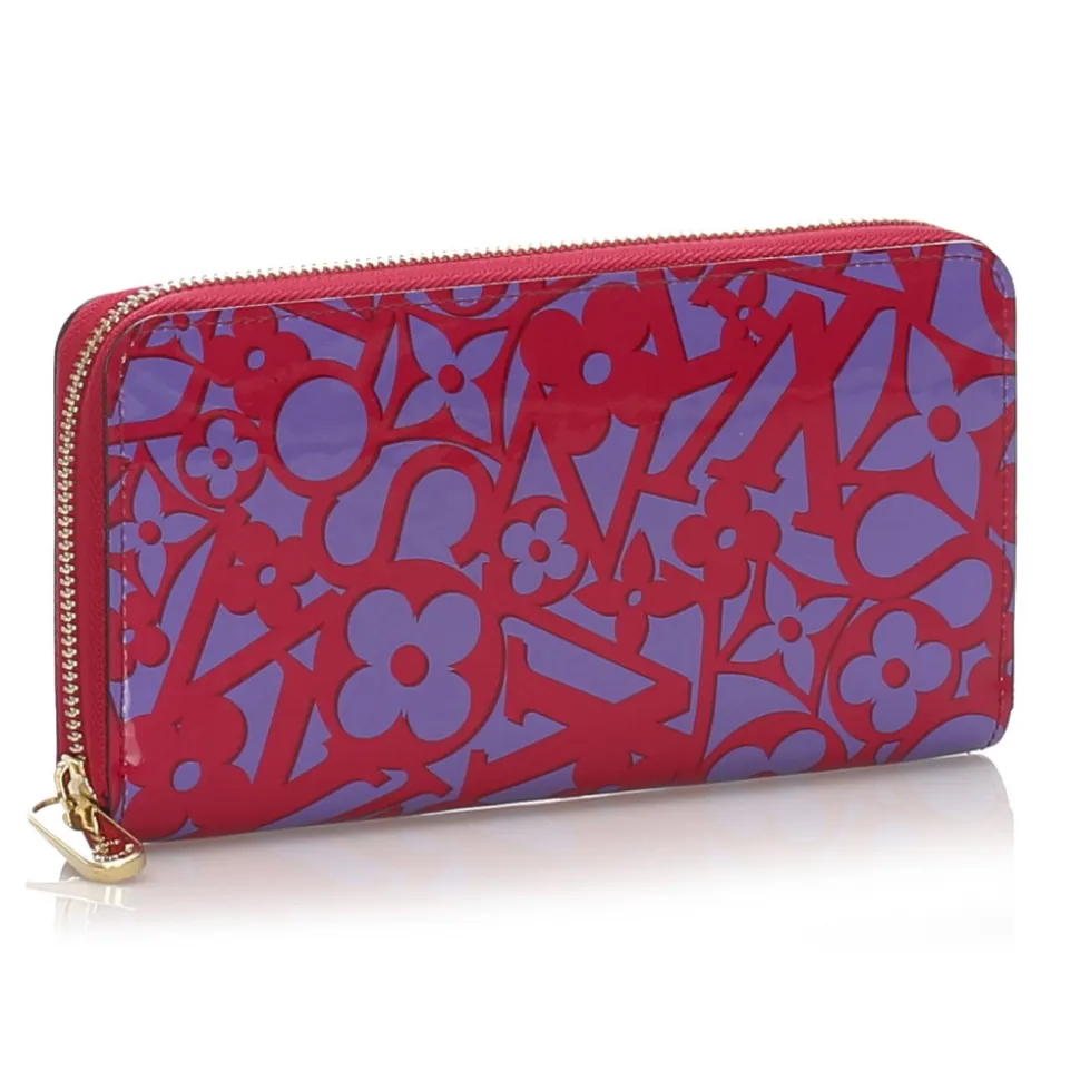 Louis Vuitton Vintage - Vernis Sweet Monogram Zippy Wallet - Red Purple - Vernis  Leather Wallet - Luxury High Quality - Avvenice