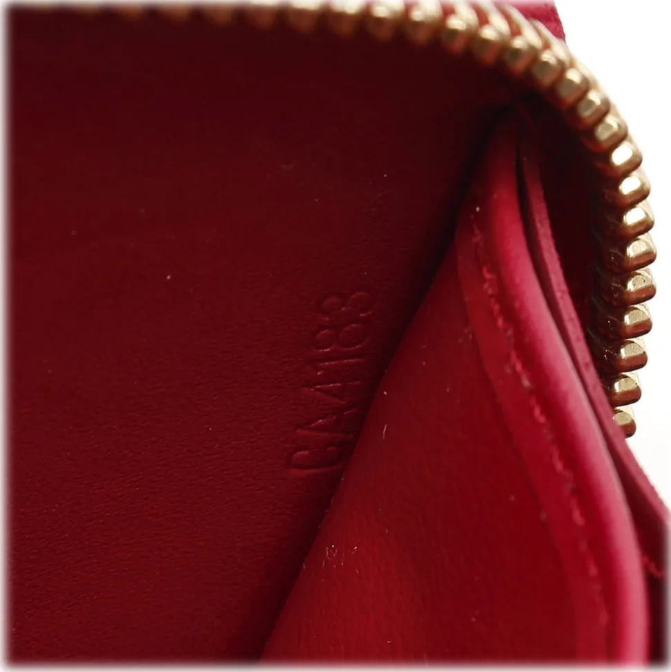 Louis Vuitton Vintage - Vernis Sweet Monogram Zippy Wallet - Red Purple - Vernis  Leather Wallet - Luxury High Quality - Avvenice