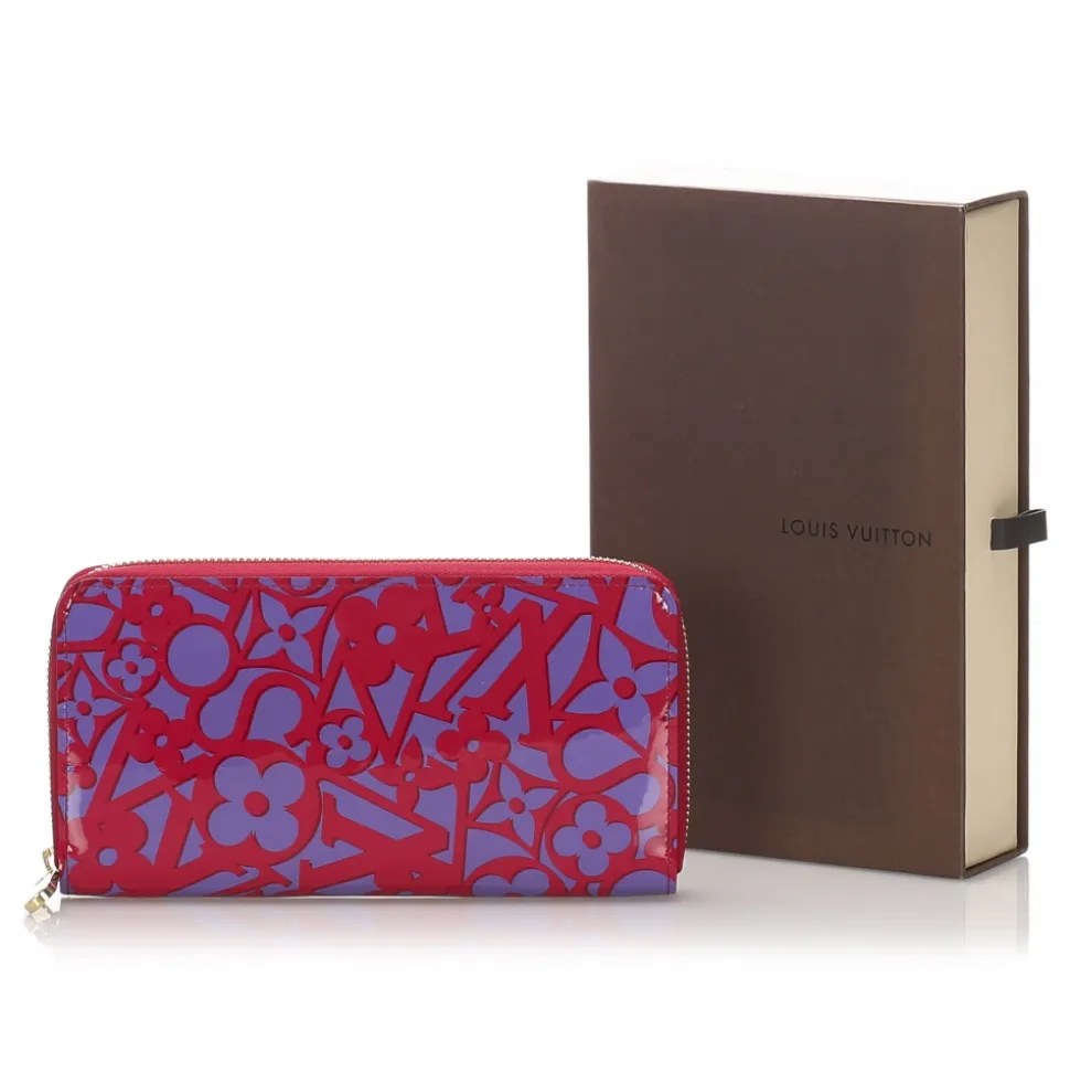 Louis Vuitton Vintage - Vernis Sweet Monogram Zippy Wallet - Red Purple - Vernis  Leather Wallet - Luxury High Quality - Avvenice