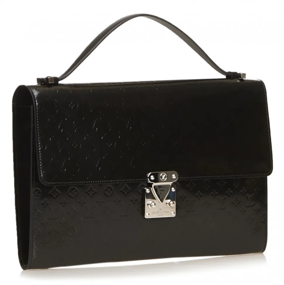 Louis Vuitton Vintage - Vernis Anouchka MM Bag - Black - Vernis Leather Handbag - Luxury High Quality - Avvenice
